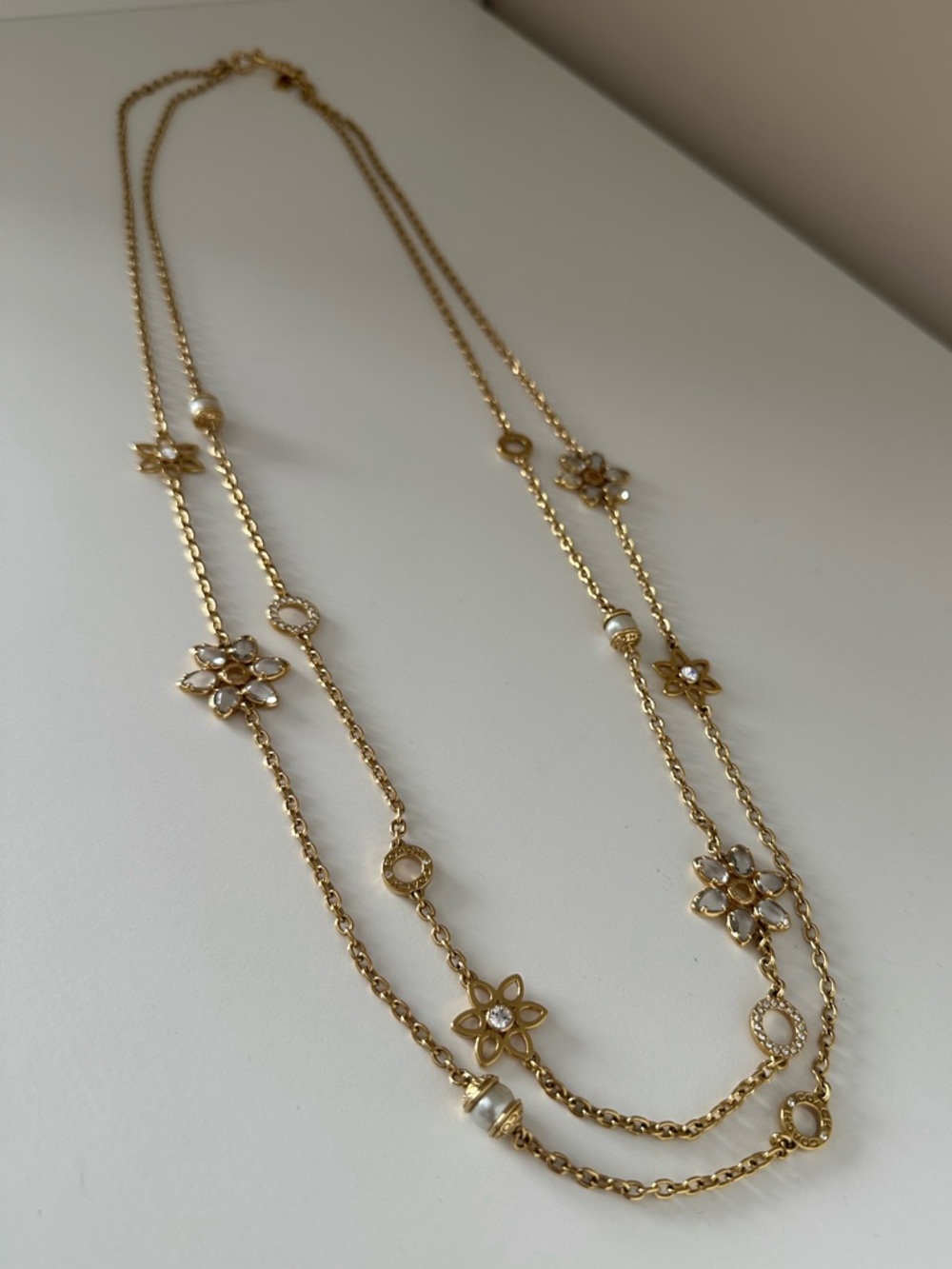 Coach Long Layered Necklace